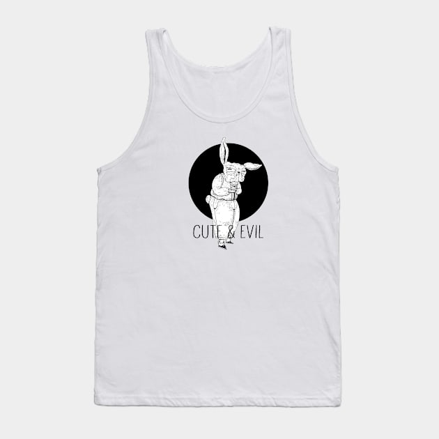 Cute & Evil Tank Top by GuerrillaPony